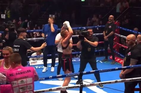 daniella hemsley boxer nude|Boxing boob flash: Eddie Hearn rips Daniella Hemsley’s celebration